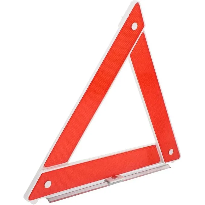 Portable Reflective Car Breakdown Warning Triangle with Base