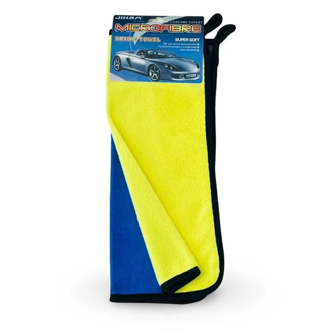 2PCS Super Soft Microfibre Car Care Drying Towel - High Absorbent Cleaning Cloth