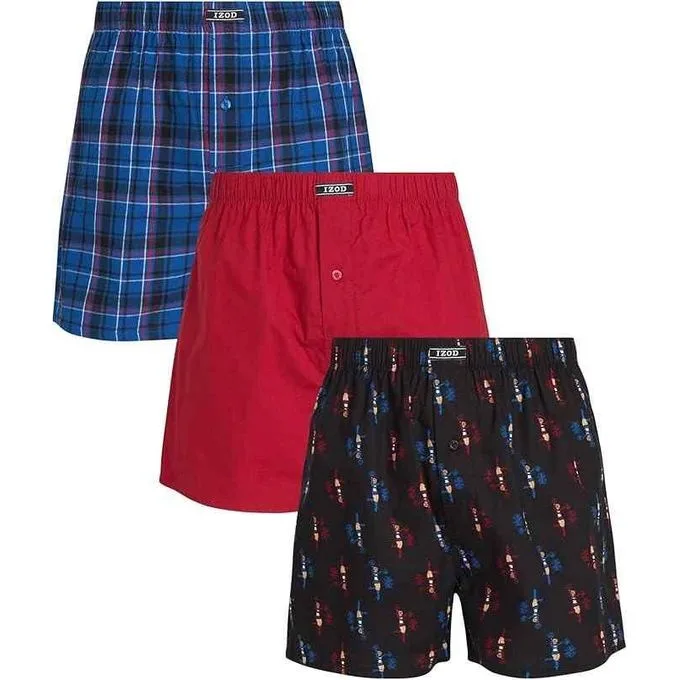 3-Pack Boys' Cotton Boxer Underwear Everyday Comfort - Multicolor - Comfort-Focused Everyday Wardrobe Basics for Daily Wear