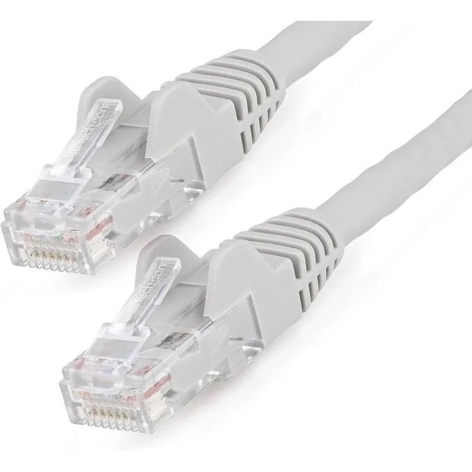 Cat6 RJ45 Ethernet Cable With Connectors- Cable Length 2 Metres - Grey