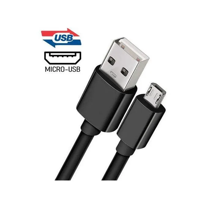 Galaxy Micro-USB Fast Charging Cable High Speed Charging for Samsung Galaxy Data Transfer Compatible With Power Banks, Chargers and More Devices (Black)