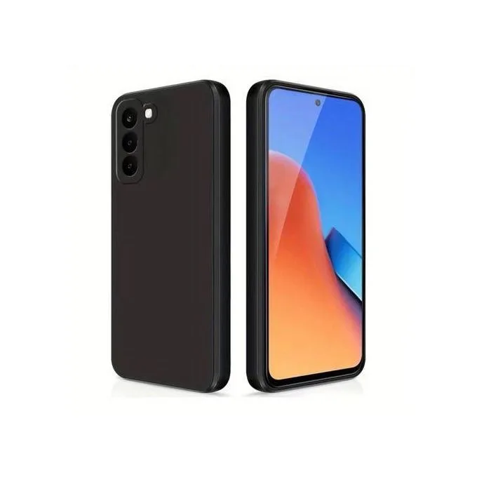 Infinix Hot 70 Matte Black Liquid Silicone Case - Soft-Touch Shockproof Protective Cover