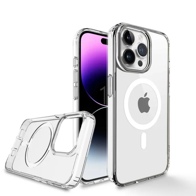 iPhone 14 14 Pro 14 Pro Max Soft Liquid Silicone Case - Soft-Touch Shockproof Protective Cover - Transparent