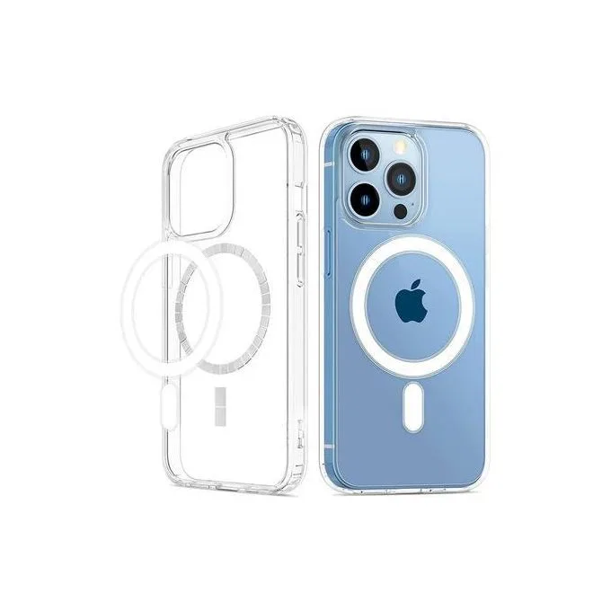 iPhone Transparent Phone MagSafe-Compatible Clear Case - Shockproof Protective Cover
