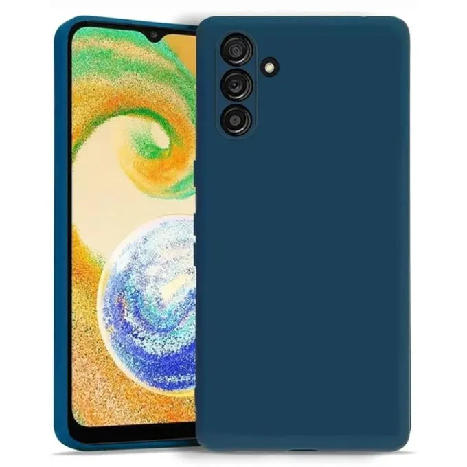 Samsung Galaxy A13 5g Liquid Silicone Case - Soft-Touch Shockproof Protective Cover - Blue