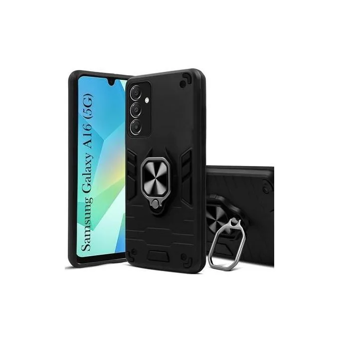 Samsung Galaxy A16 Rugged Shockproof Case with Ring Holder & Kickstand