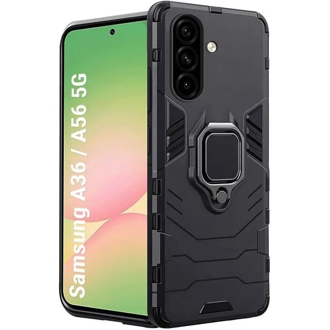Samsung Galaxy A36 A56 5G Rugged Shockproof Case with Ring Holder & Kickstand