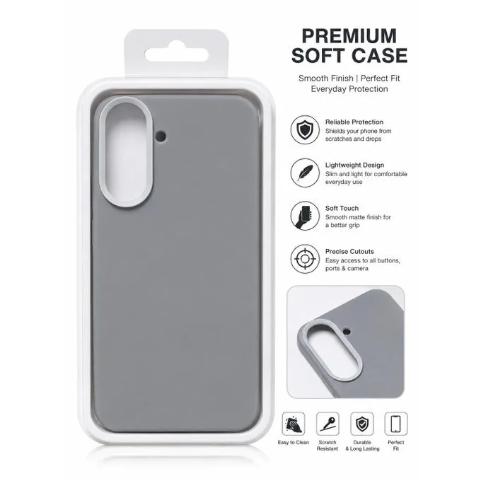 Samsung Galaxy A36 Liquid Silicone Case - Soft-Touch Shockproof Protective Cover