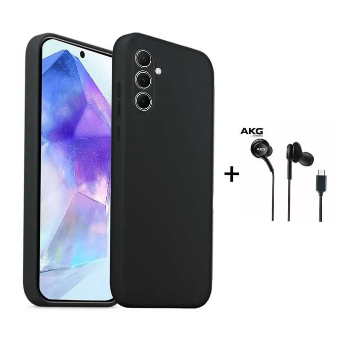Samsung Galaxy A50 Liquid Silicone Case - Soft-Touch Shockproof Protective Cover