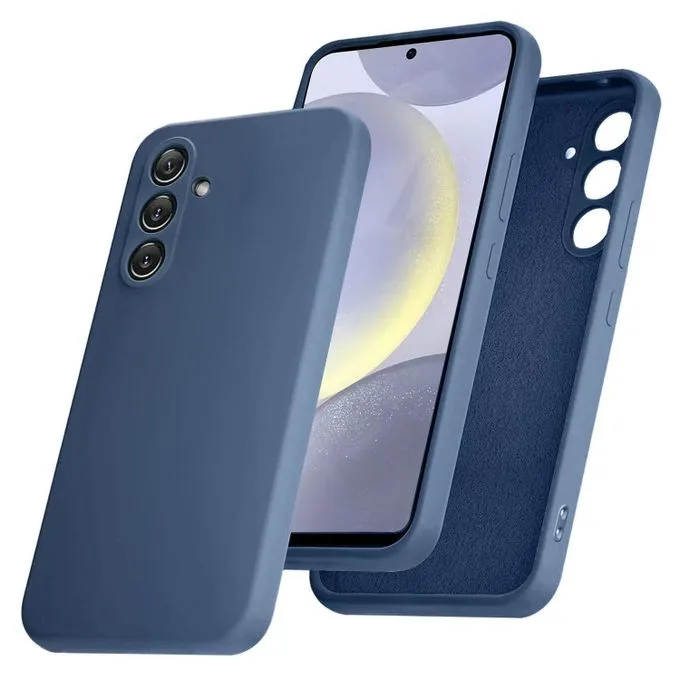 Samsung Pure Rubber Silicone Case For S9-S24 Ultra - Blue