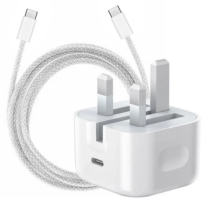 For iPhone 16 / 15 series, USB-C Super Fast Charging Wall Charger, 35W PD Charger Adapter with 3.28 FT USB-C Cable