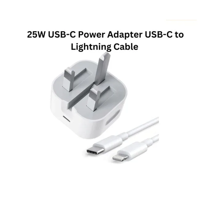 iPhone 25W USB-C Charger With USB-C to Lightning