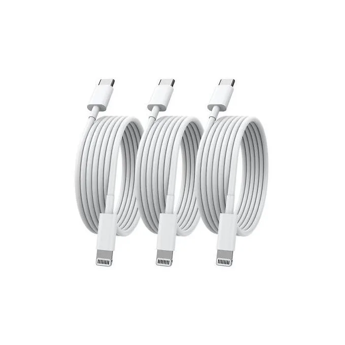 USB-C to Lightning Fast Charging Cable (3-Pack) - High-Speed iPhone Charger