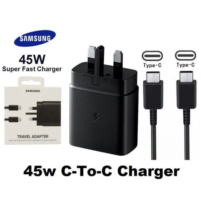 Samsung 45W Fast Charger With 1 Meter USB-C to USB-C Cable