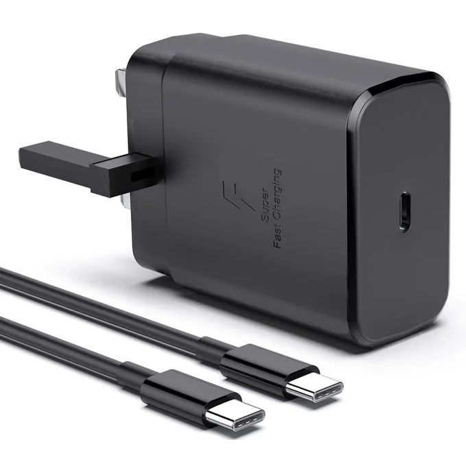 Samsung 45W Super Fast Travel Charger For Samsung Galaxy, USB-C Plug For Galaxy S24 Ultra/S24+/S24/S23 Ultra/S23/S22/S21/S20/A54/A25/A15 5G/A15/Z