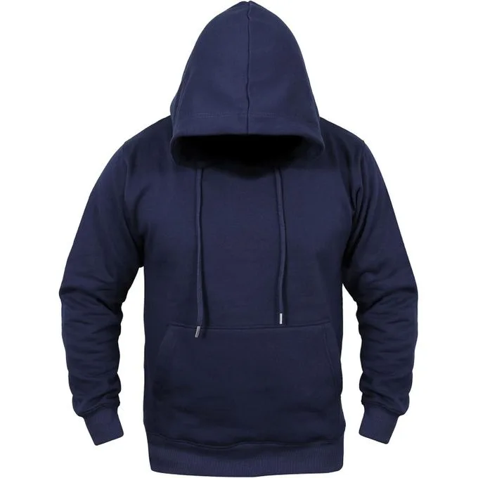 Unisex Cotton-Rich Hoodie - Emerald Forest Nevy Blue - Fleece Pullover