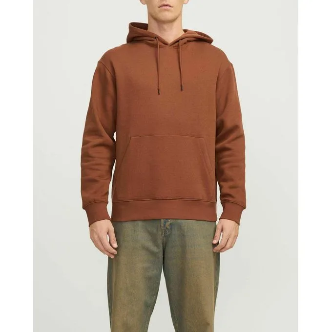 Unisex Cotton-Rich Hoodie - Emerald Forest Brown - Fleece Pullover