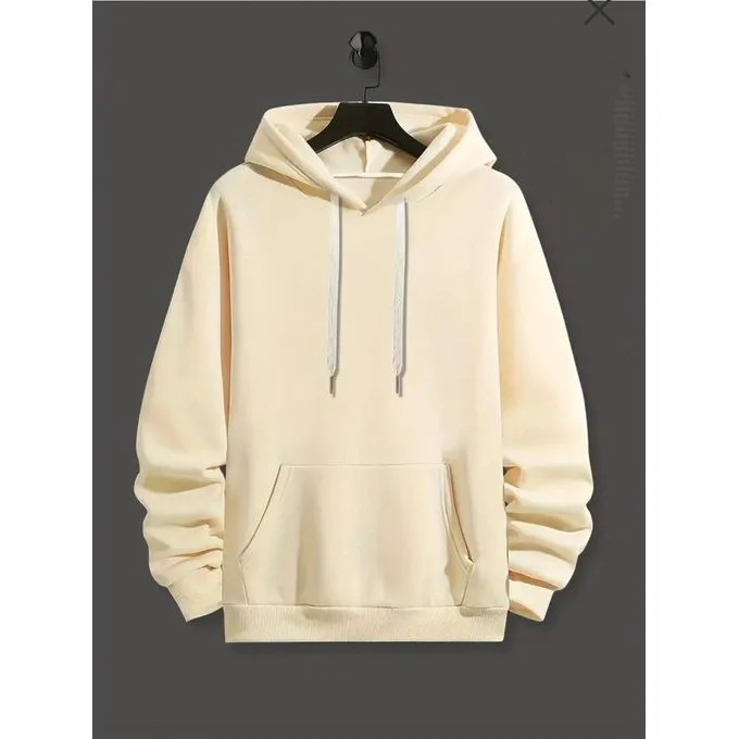 Unisex Pullover Hoodie - Soft Fleece Cotton Blend - Slim Fit