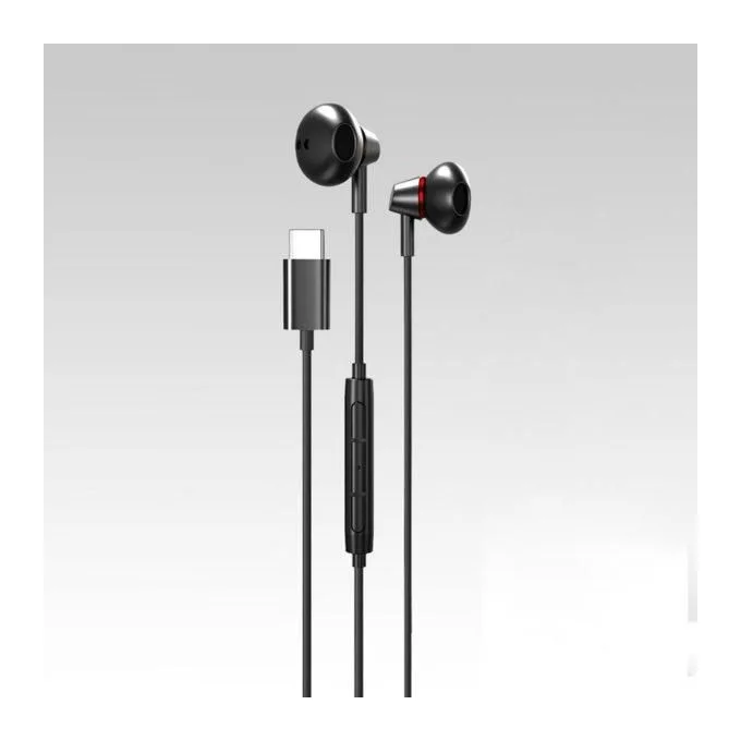 In-ear Headphones With a USB-C Digital Decoding Plug Headset, USB-C Earphone