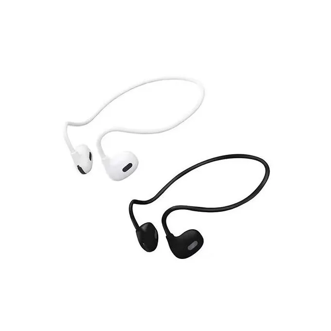 Open Ear Bluetooth Headphones, Sports Earphones Waterproof, Wireless Running Headset, Open-Ear Design for Gym, Cycling, Fitness - Black