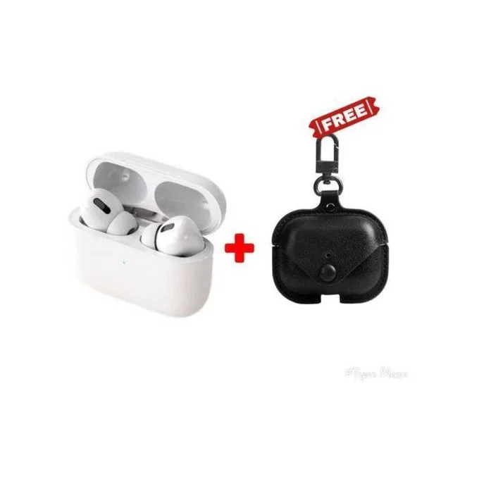 Wireless Earbuds with Free Stylish Protective Leather Case