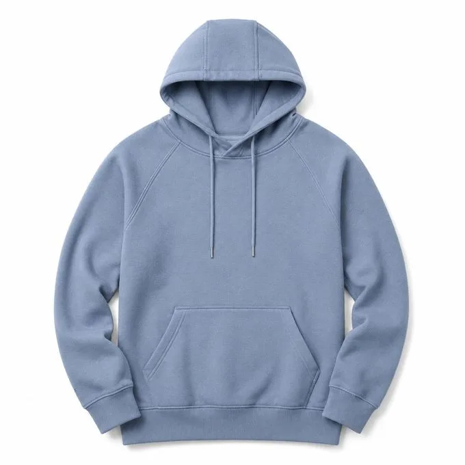 Unisex Casual Hoodies Everyday Sweatshirts - Slate Blue - Easy Everyday Layering for Casual & Streetwear-Inspired Style