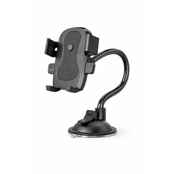 Cell Phone Holder, Universal Phone Stand Clip Flexible Rotating Car Lazy Mobile Phone Bracket Car Windshield Suction Cup Phone Holder for All Mobile Phone