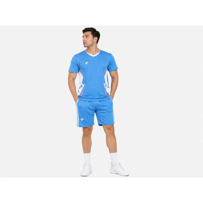 Football Jersey & Shorts Sports Set - Sky Blue - Football, Training & Casual Sportswear Outfit Set