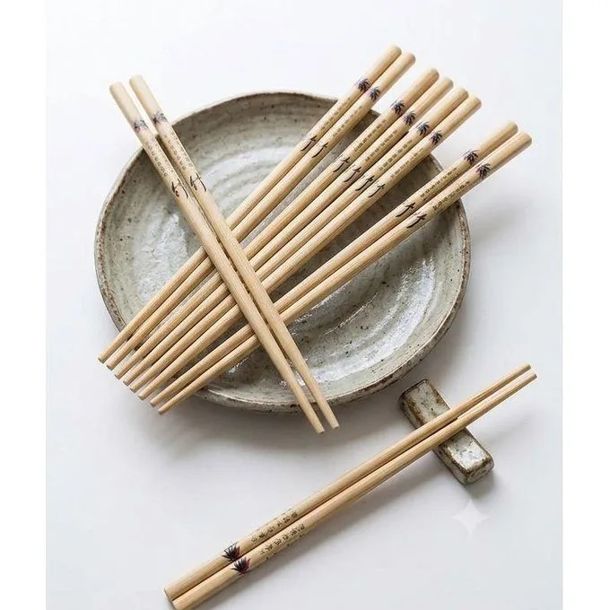 10 Pairs Chinese Chopsticks Wooden Chopsticks 24cm Chopstick Traditional Natural Bamboo Chopsticks Oriental Kitchen Japanese Chopsticks Sushi Chopsticks