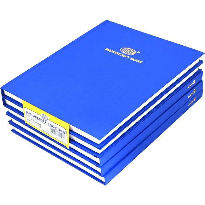 8mm Single Ruled 144 Sheets Manuscript Book 5-Pack, 3 Quire Size