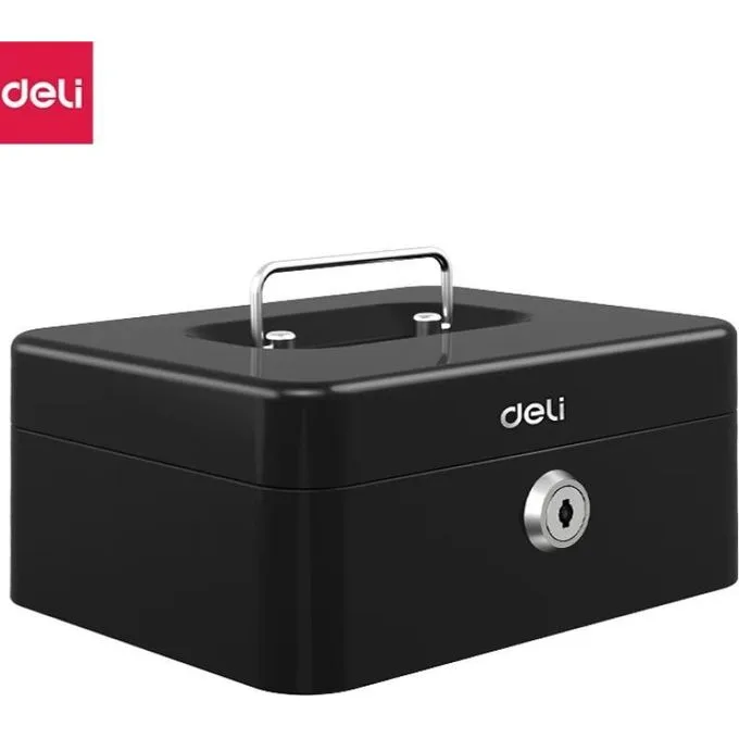 Deli 8-inch Stationery Cash Box ET500 Cash Box