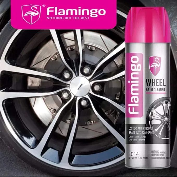 Flamingo Wheel & Rim Cleaner Spray (F014) - 500ml - Brake Dust & Grime Remover