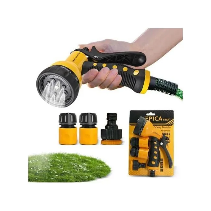 Nozzle Water Spray 7 Gears Multifunction Adjustable Cleaning Washing Sprayer