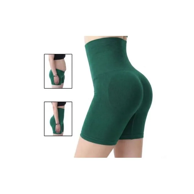 WAIST SUPPORT Biker Highwaist Trainer-green