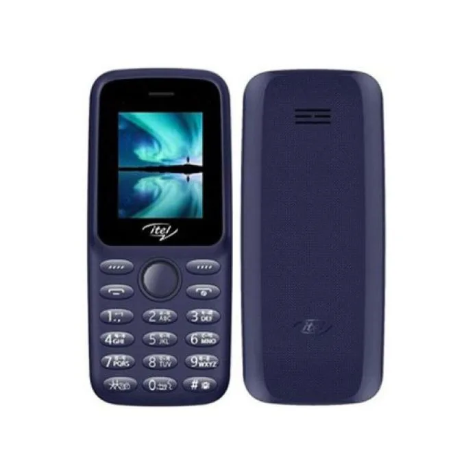 Itel 2163 2 SIM 1.8inch 32MB ROM, 32MB RAM 1000mAh - Blue Small Button Phone