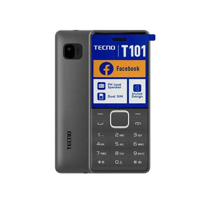 Tecno T101 Dual Sim Basic Phone 1000mah Battery 1.77inch Small Button Phone