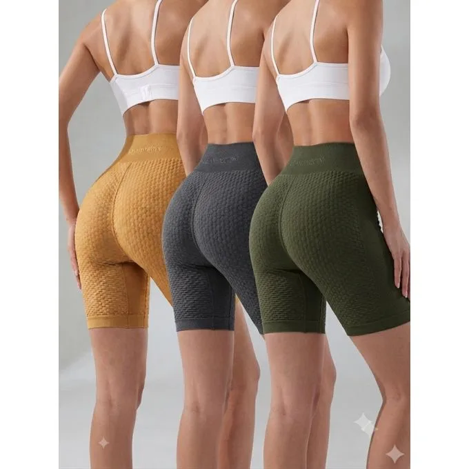 Women's High-Waist Biker Shorts - Multicolor