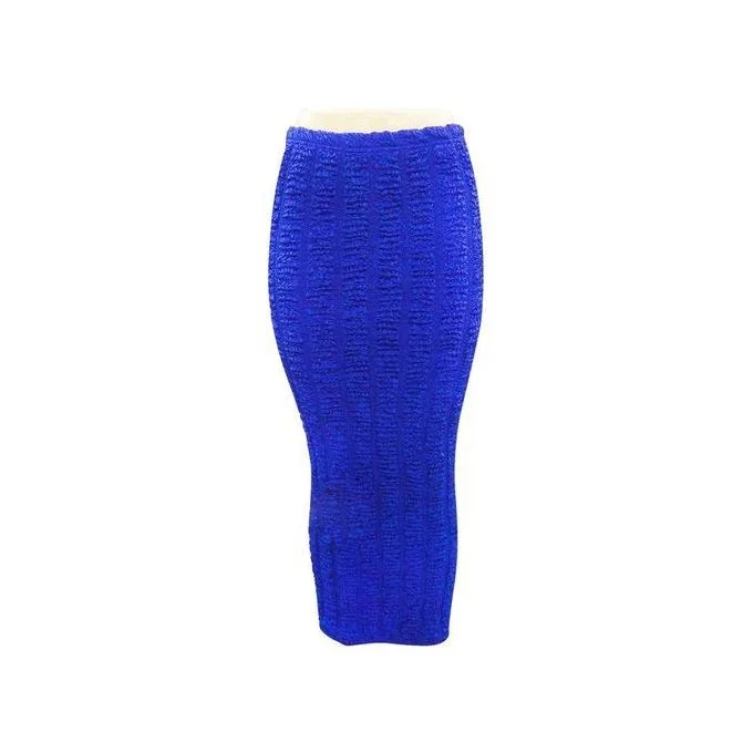 Women's Elegant Long Skirt - Blue