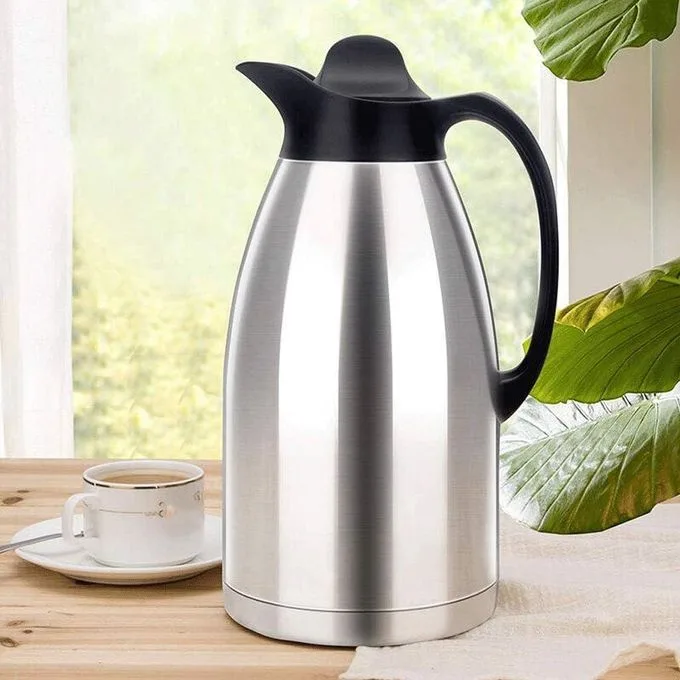 Insulated Flask Flashing Thermal Flask-Household Water Stainless Steel Insulation Pot 2 Liters Kettle Large Capacity Warm Water Bottle Thermos Coffee
