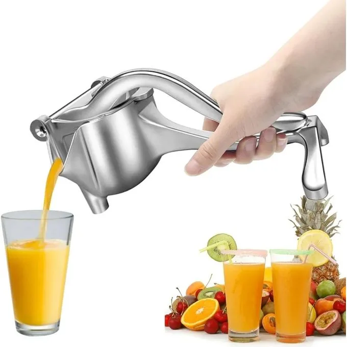 Lemon Squeezer Manual Juice Squeezer Aluminium Alloy Hand Pressure Juicer Pomegranate Orange Lemon Sugar Cane Juice Kitchen Fruit Tool