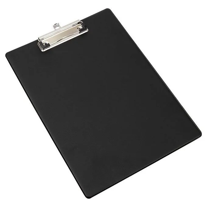 A4 Metal Clip P Clipboard, Black Paper Clipboard
