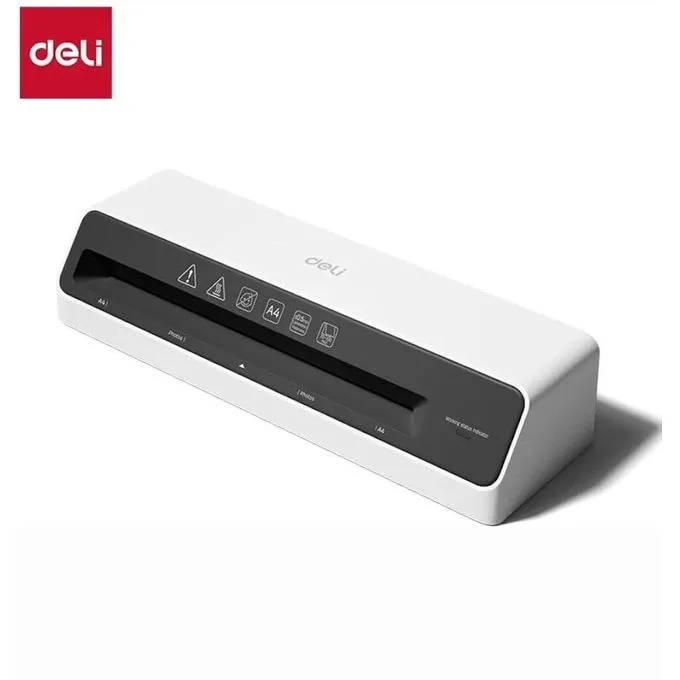 Deli A4 Thermal Laminating Machine - Portable Hot & Cold Laminator for Home, Office & School