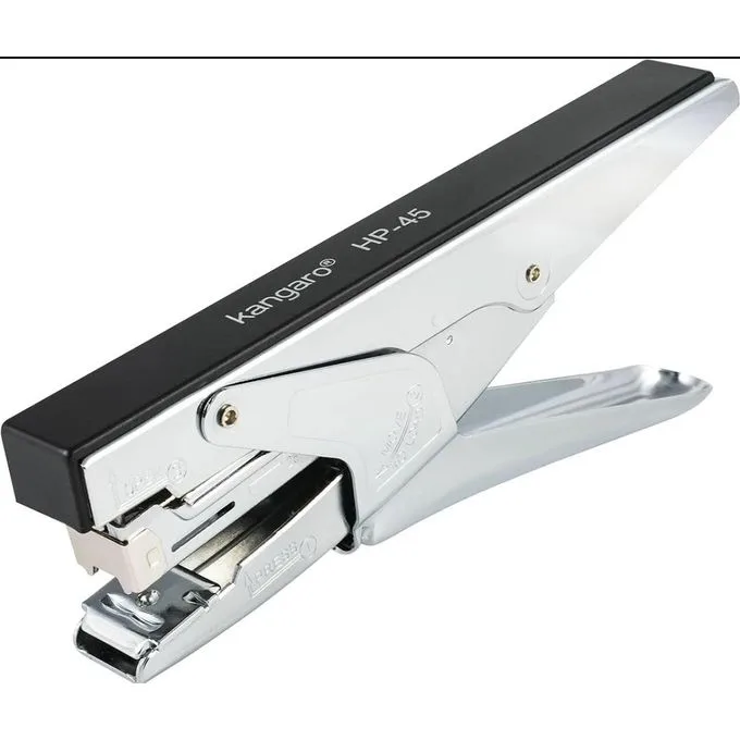 Kangaro Heavy Duty Stapler, Stapling Machine HP 45 Compatible With Small Size Stapler Wires (24/6 Or 26/6) For Office, Home And School Use