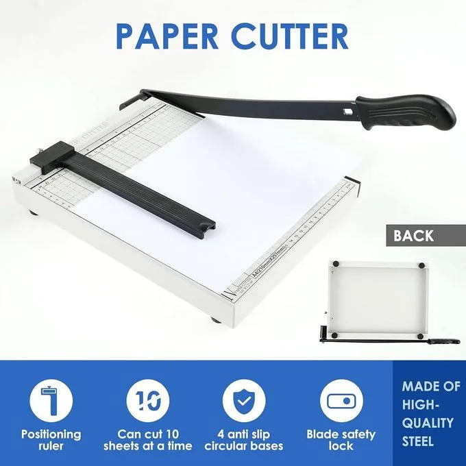 Manual Paper Trimmer Model 852 (A4) Guillotine Cutter
