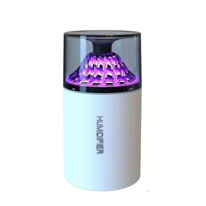 Mini USB Grain Humidifier Air Purifier Humidifier LED Color Changing Light for Home, Office