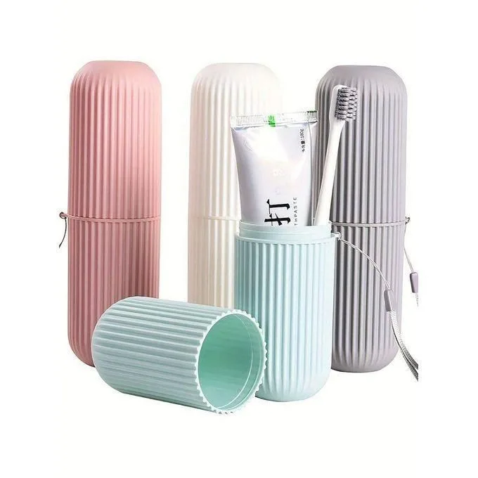 Toothbrush Holder, 1 Piece Portable Travel Toothbrush Holder Organizer with Hanging Rope for Camping Outdoor Travel