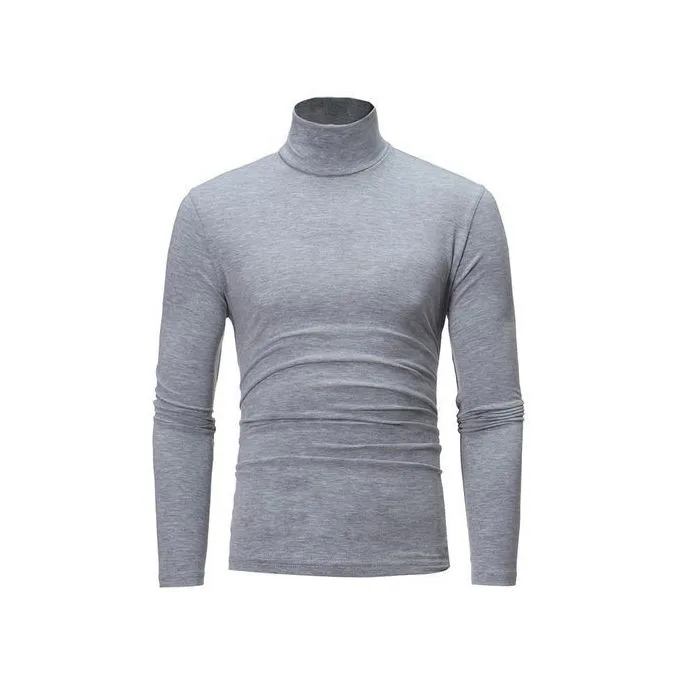 Men's Long-Sleeve Turtleneck T-Shirt