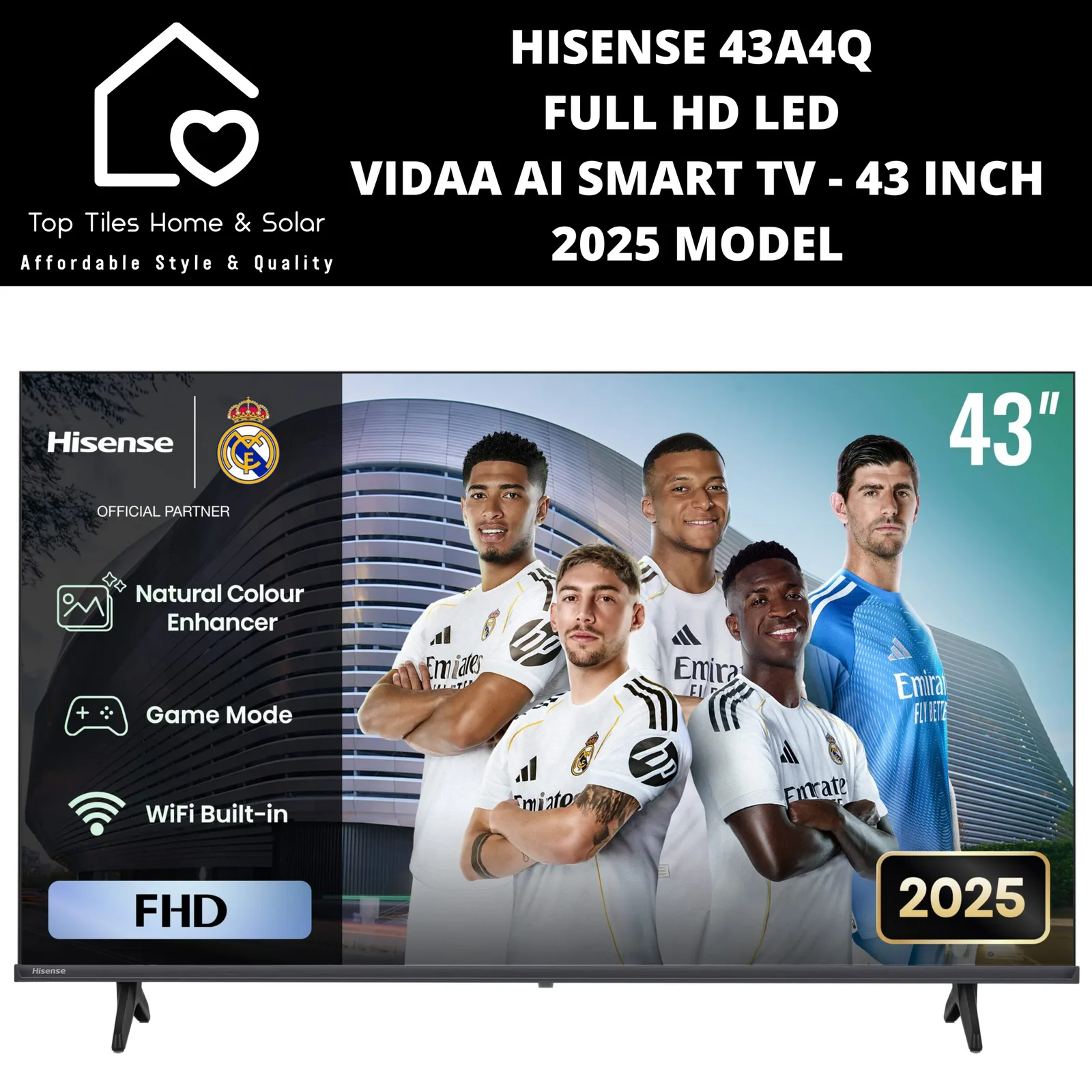 Hisense A4Q 43-inch Full HD Smart TV