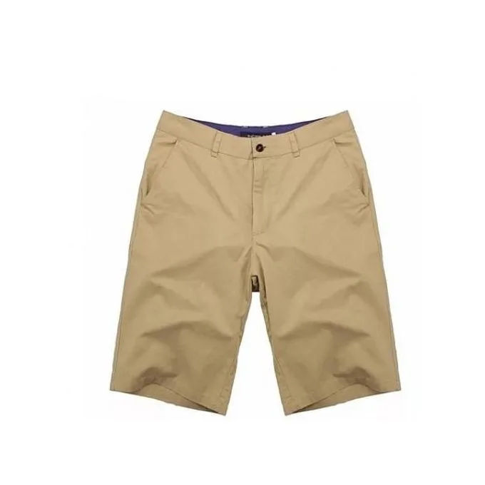 Men's Classic Khaki Trousers - Beige